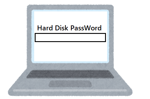 Windows10起動時のハードディスクパスワード解除してみた
