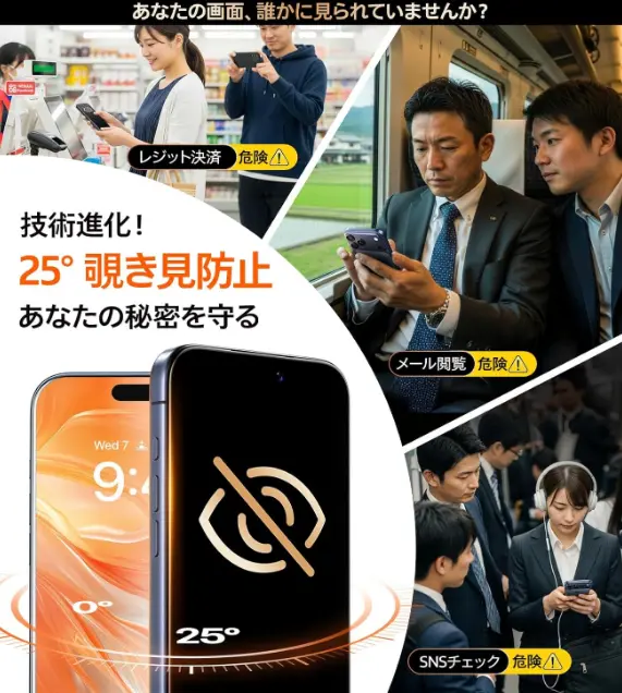 iPhone16,17 専用ガラスフィルム７選